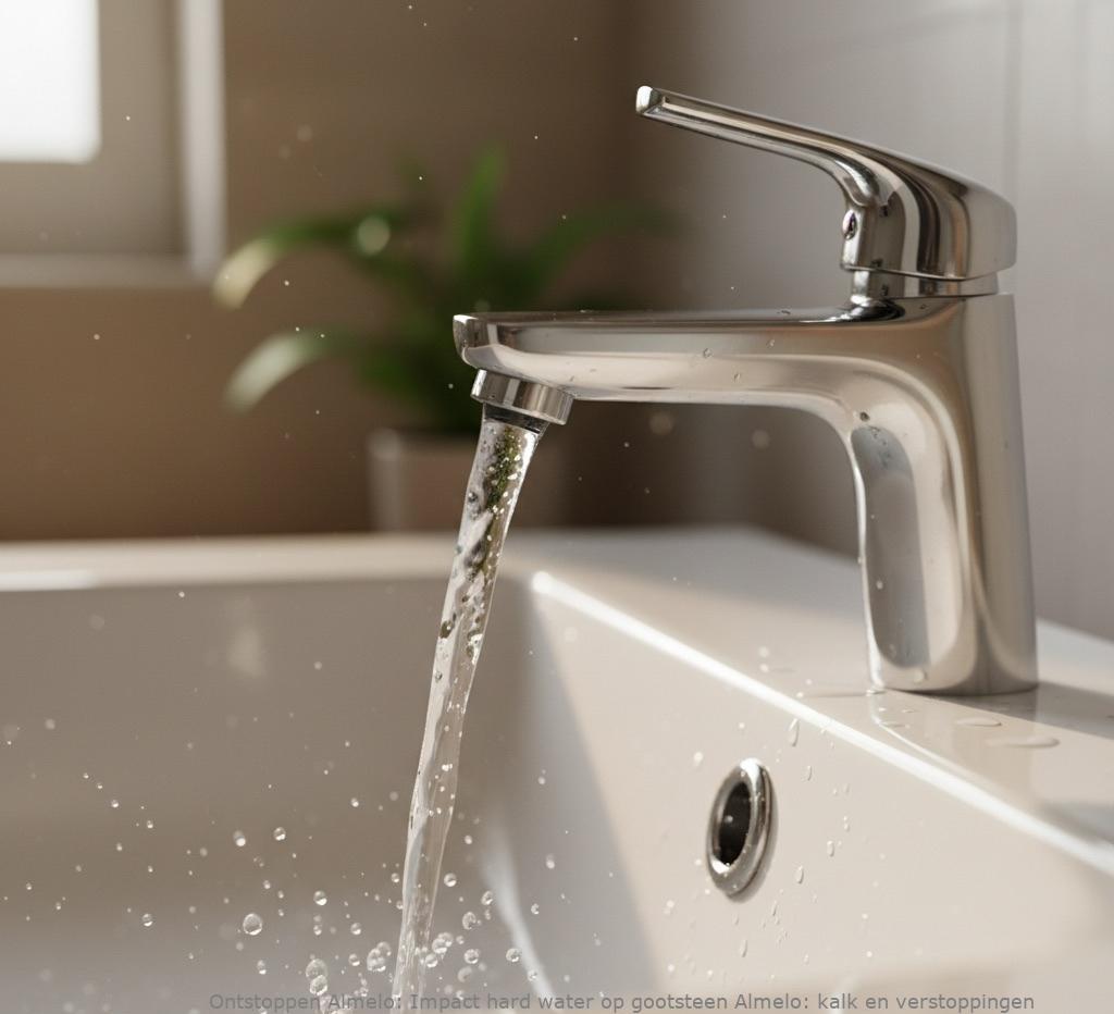 Impact hard water op gootsteen Almelo: kalk en verstoppingen